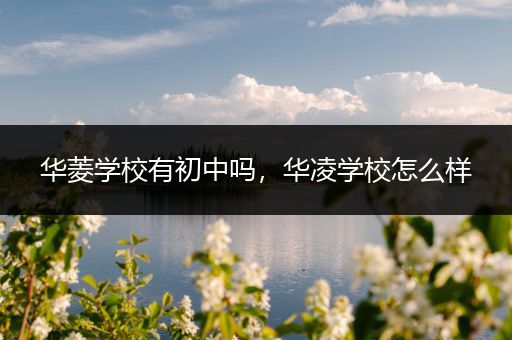 华菱学校有初中吗，华凌学校怎么样