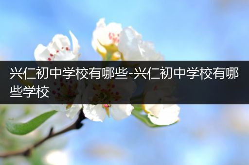 兴仁初中学校有哪些-兴仁初中学校有哪些学校