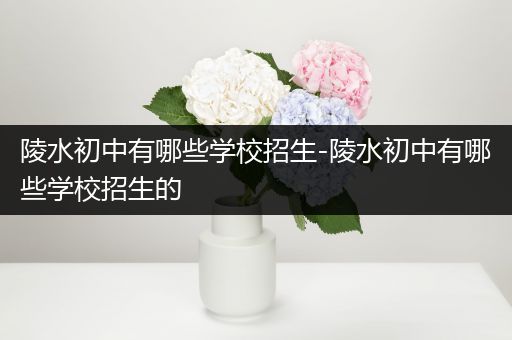 陵水初中有哪些学校招生-陵水初中有哪些学校招生的