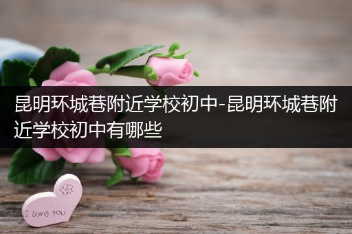 昆明环城巷附近学校初中-昆明环城巷附近学校初中有哪些