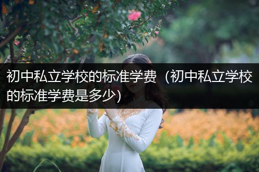 初中私立学校的标准学费（初中私立学校的标准学费是多少）