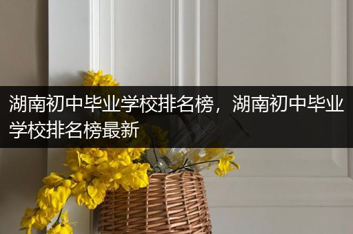 湖南初中毕业学校排名榜，湖南初中毕业学校排名榜最新
