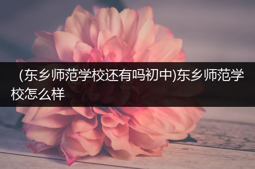 （东乡师范学校还有吗初中)东乡师范学校怎么样