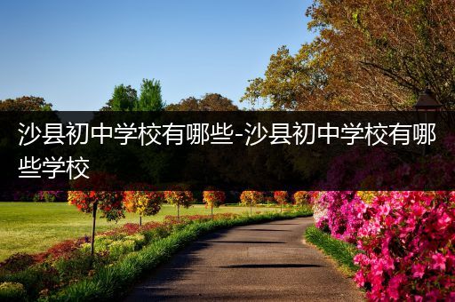 沙县初中学校有哪些-沙县初中学校有哪些学校