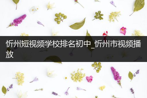 忻州短视频学校排名初中_忻州市视频播放