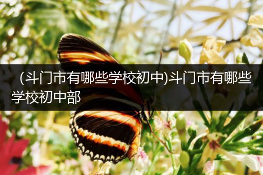 （斗门市有哪些学校初中)斗门市有哪些学校初中部