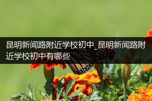 昆明新闻路附近学校初中_昆明新闻路附近学校初中有哪些