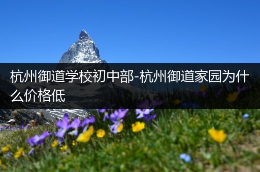 杭州御道学校初中部-杭州御道家园为什么价格低