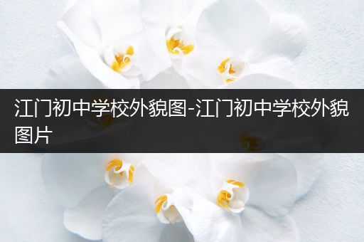 江门初中学校外貌图-江门初中学校外貌图片