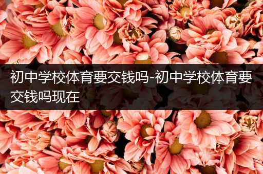 初中学校体育要交钱吗-初中学校体育要交钱吗现在