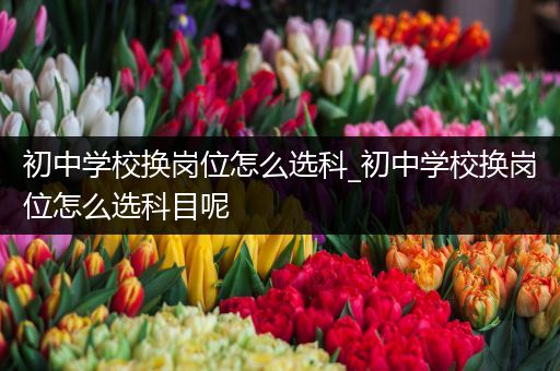 初中学校换岗位怎么选科_初中学校换岗位怎么选科目呢