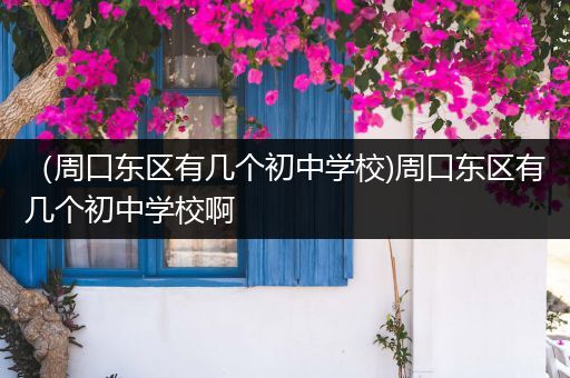 （周口东区有几个初中学校)周口东区有几个初中学校啊