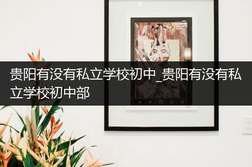 贵阳有没有私立学校初中_贵阳有没有私立学校初中部