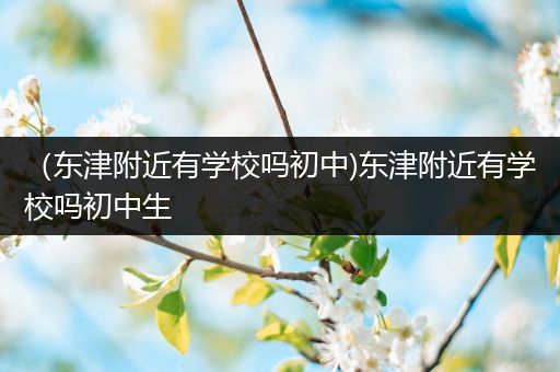 （东津附近有学校吗初中)东津附近有学校吗初中生