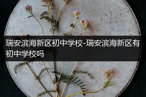 瑞安滨海新区初中学校-瑞安滨海新区有初中学校吗