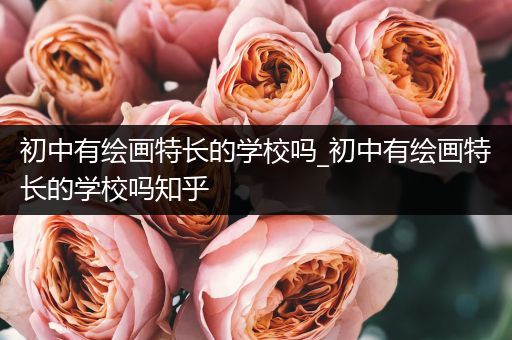 初中有绘画特长的学校吗_初中有绘画特长的学校吗知乎