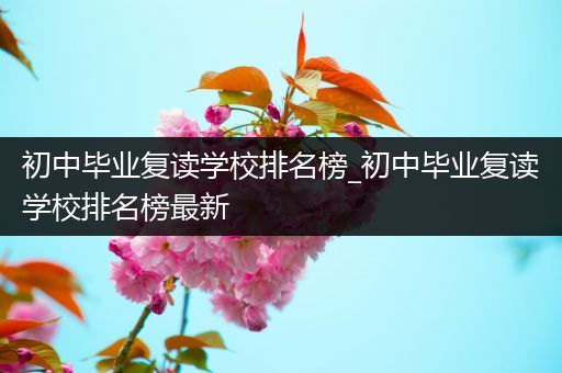 初中毕业复读学校排名榜_初中毕业复读学校排名榜最新