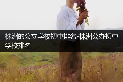 株洲的公立学校初中排名-株洲公办初中学校排名