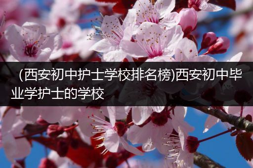 （西安初中护士学校排名榜)西安初中毕业学护士的学校