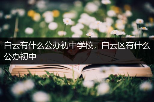 白云有什么公办初中学校，白云区有什么公办初中