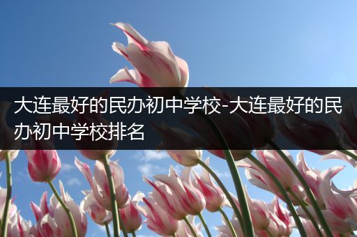 大连最好的民办初中学校-大连最好的民办初中学校排名