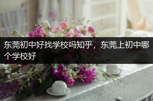 东莞初中好找学校吗知乎，东莞上初中哪个学校好