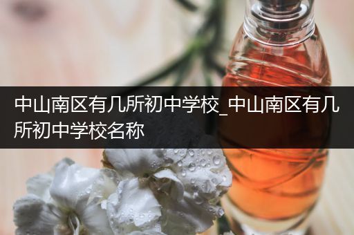 中山南区有几所初中学校_中山南区有几所初中学校名称