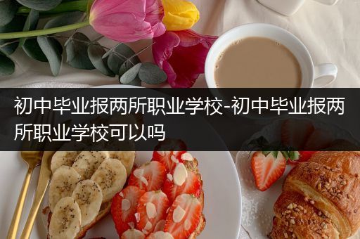 初中毕业报两所职业学校-初中毕业报两所职业学校可以吗