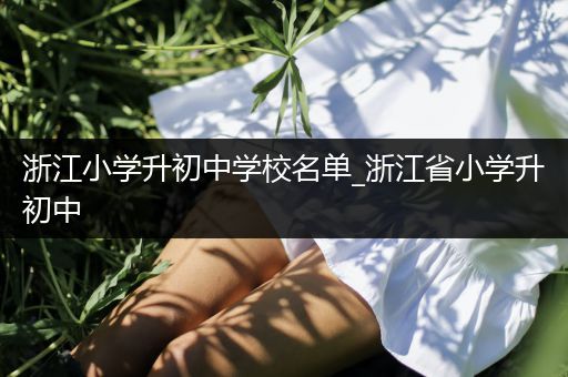 浙江小学升初中学校名单_浙江省小学升初中