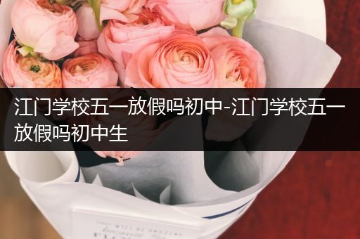 江门学校五一放假吗初中-江门学校五一放假吗初中生