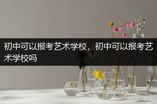 初中可以报考艺术学校，初中可以报考艺术学校吗