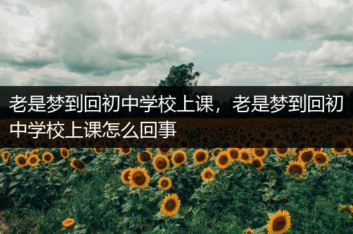 老是梦到回初中学校上课，老是梦到回初中学校上课怎么回事