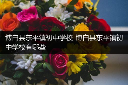 博白县东平镇初中学校-博白县东平镇初中学校有哪些