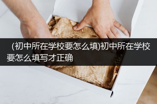 （初中所在学校要怎么填)初中所在学校要怎么填写才正确