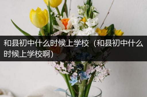 和县初中什么时候上学校（和县初中什么时候上学校啊）