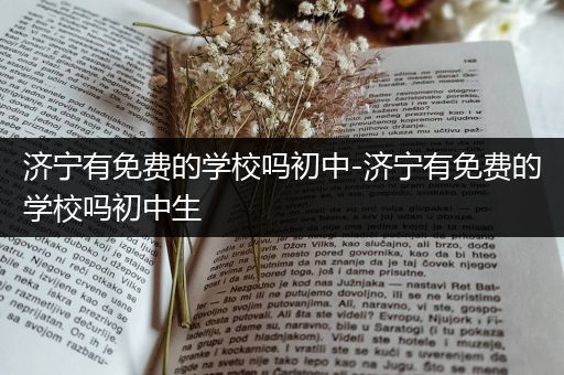 济宁有免费的学校吗初中-济宁有免费的学校吗初中生