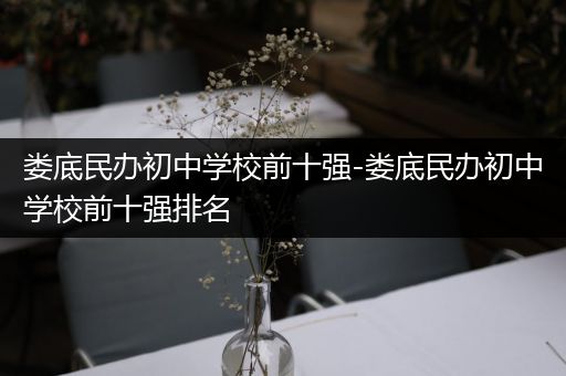娄底民办初中学校前十强-娄底民办初中学校前十强排名