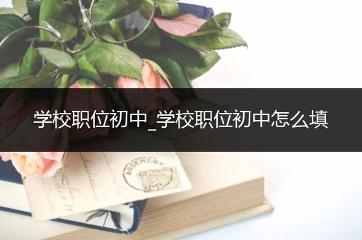 学校职位初中_学校职位初中怎么填