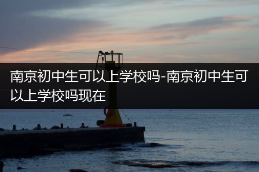 南京初中生可以上学校吗-南京初中生可以上学校吗现在