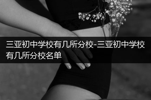 三亚初中学校有几所分校-三亚初中学校有几所分校名单