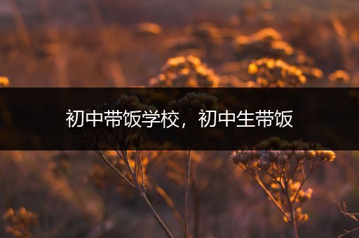 初中带饭学校，初中生带饭