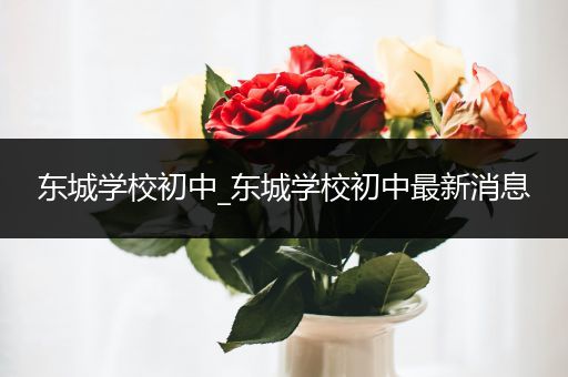 东城学校初中_东城学校初中最新消息