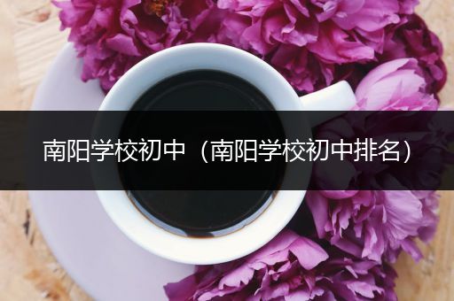 南阳学校初中（南阳学校初中排名）